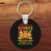 Porte-clés L'équipe de cuisson de biscuits de Noël de Tante F (Recto)
