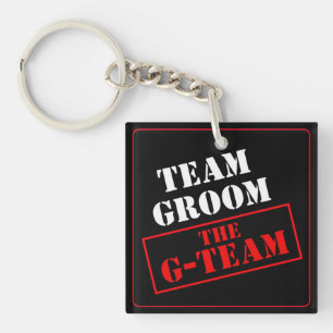 Porte-clés L'équipe de marié Team Groom