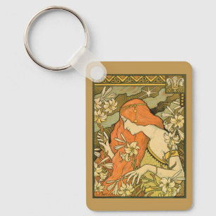 Porte-clés L'Ermitage Femme française nouveau dans un champ d
