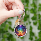 Porte-clés Les 7 Chakras (main)