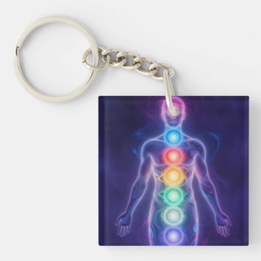 Porte-clés Les 7 chakras (Devant)