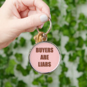 Porte-clés Les acheteurs sont des menteurs (Main)
