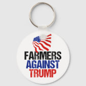 Porte-clés Les agriculteurs contre l'élection de Trump en 202 (Recto)