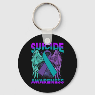 Porte-clés Les Ailes De Sensibilisation Au Suicide Et Le Suic