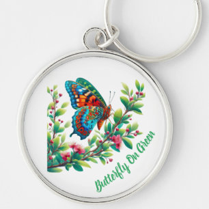 Porte-clés "Les ailes d'émeraude : le Porte - clé de la natur