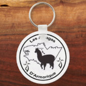 Porte-clés Les Alpagas D'Armorique (Recto)