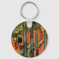 Les Alyscamps, feuilles d'automne par Vincent van 