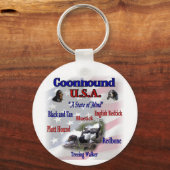 Porte-clés Les Amateurs de Coonhound (Recto)