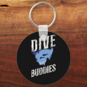 Porte-clés Les amis de plongée sous-marine (Recto)