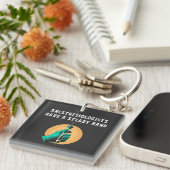 Porte-clés Les anesthésiologistes ont une anesthésiologie man (Devant Droit)