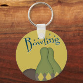 Porte-clés les années 50 Retro Bowling (Recto)