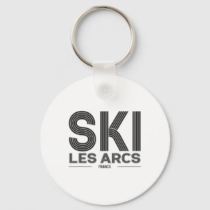 Porte-clés Les Arcs Station de ski France Alpes Mot de passe