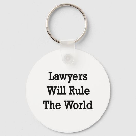 Porte-clés Les Avocats Dirigeront Le Monde (Recto)