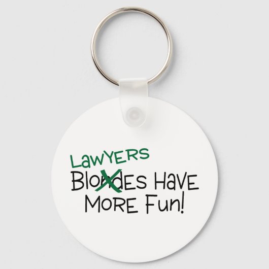 Porte-clés Les avocats ont plus de plaisir (Recto)