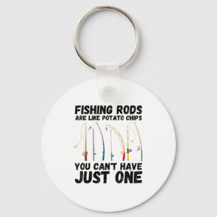 Porte-clés Les bâtonnets de pêche sont comme des chips de tom