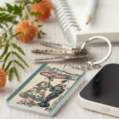 Porte-clés Les beautés de Fukagawa.Triptyque (Devant droit)