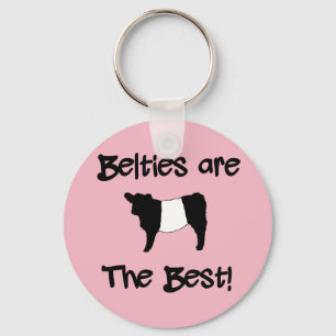 Porte-clés Les bibelots sont les meilleures vaches Galloway B