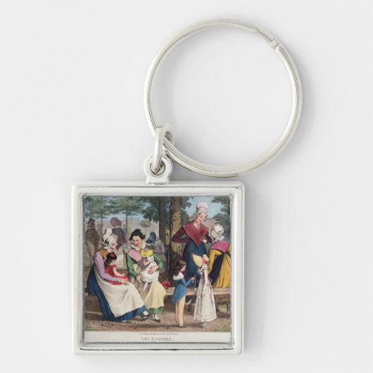 Porte-clés Les bonnes d'enfants, 1820 (Devant)