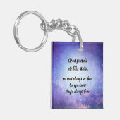 Porte-clés Les bons amis sont comme des étoiles (Devant gauche)