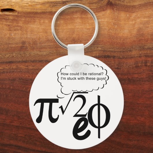 Porte-clés Les Buddies irrationnels (Recto)