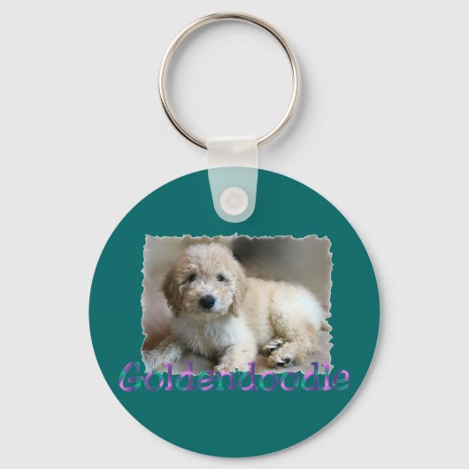 Porte-clés Les cadeaux Goldendoodle Lovers (Recto)
