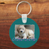 Porte-clés Les cadeaux Goldendoodle Lovers (Recto)