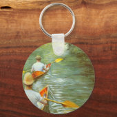 Porte-clés Les Canoës, Perissoires par Gustave Caillebotte (Recto)