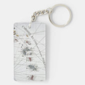 PORTE-CLÉS LES CARAÏBE : CARTE, 1775 (Dos)