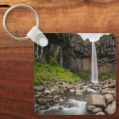 Porte-clés Les cascades | Cascade de Svartifoss, Islande du S (Recto)