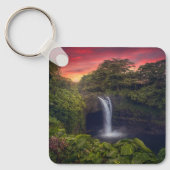 Porte-clés Les cascades | Rainbow Falls, Hilo, Hawaii (Recto)