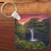 Porte-clés Les cascades | Rainbow Falls, Hilo, Hawaii (Recto)