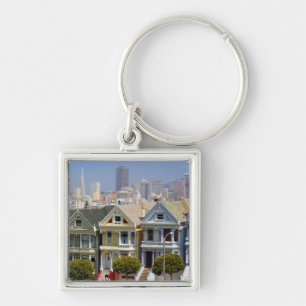 Porte-clés Les célèbres Painted Ladies de San Francisco
