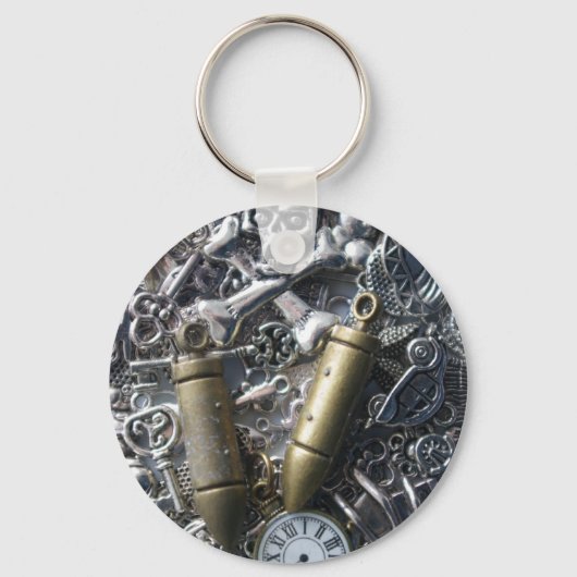 Porte-clés Les charmes du Steampunk (Recto)