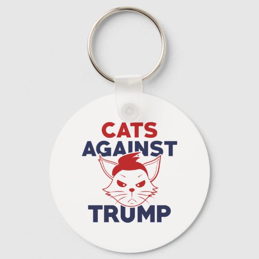 Porte-clés Les chats contre Trump (Recto)