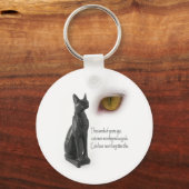 Porte-clés Les Chats Étaient Des Dieux (Recto)