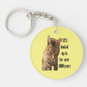 Porte-clés Les Chats Ont Pris En Charge Pendant Plus De 4000 (Devant)