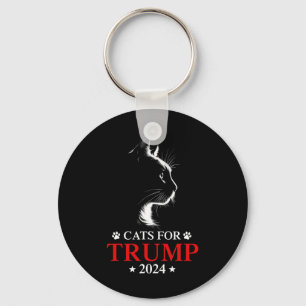Porte-clés Les chats pour l'élection de Trump 2024 rendent le