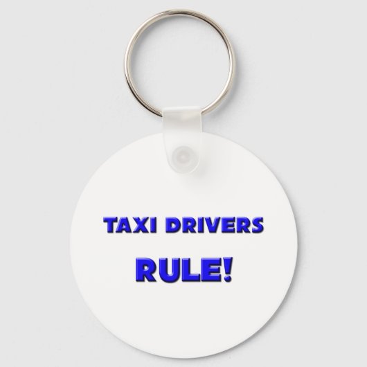 Porte-clés Les chauffeurs de taxi ont la règle ! (Recto)