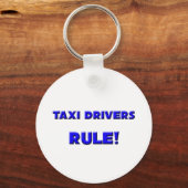 Porte-clés Les chauffeurs de taxi ont la règle ! (Recto)
