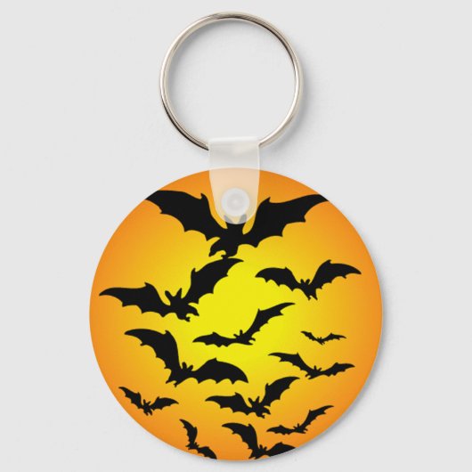 Porte-clés Les chauve-souris d'Halloween - (Recto)