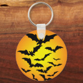 Porte-clés Les chauve-souris d'Halloween - (Recto)