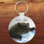 Porte-clés "Les chauves-souris sourient-elles ?" (Recto)