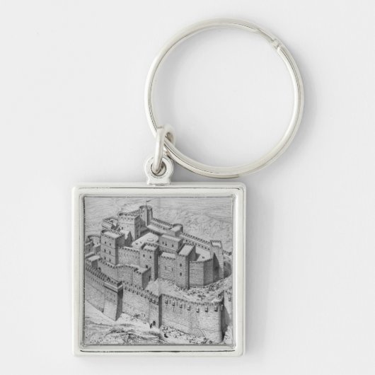 Porte-clés Les chevaliers de DES de Krak, reconstruction (Devant)