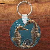 Porte-clés Les Chevaux Romantiques Sous L'Océan, (Recto)