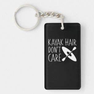 Porte-clés Les cheveux Kayaking ne s'inquiètent pas la