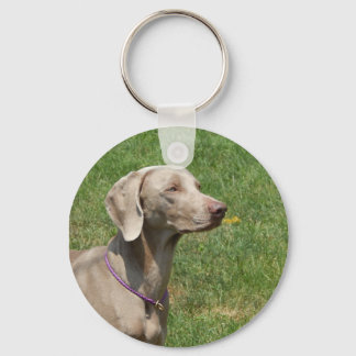 Porte-clés Les chiens rendent nos vies entières - Weimaraner