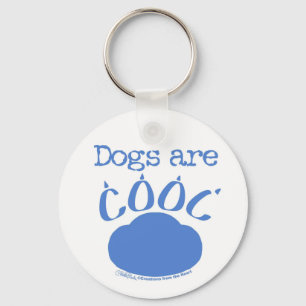 Porte-clés Les CHIENS sont Empreintes de pattes Cool
