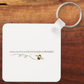 Porte-clés Les chiens sont l'amour enveloppé dans un porte - (Verso)