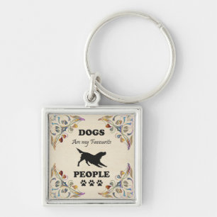 Porte-clés Les Chiens Sont Mon Porte - clé Populaire Préféré