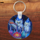 Porte-clés Les chimistes de la chouette (Recto)